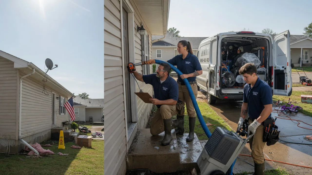 Ceiling Water Damage Restoration in Humble, TX near me